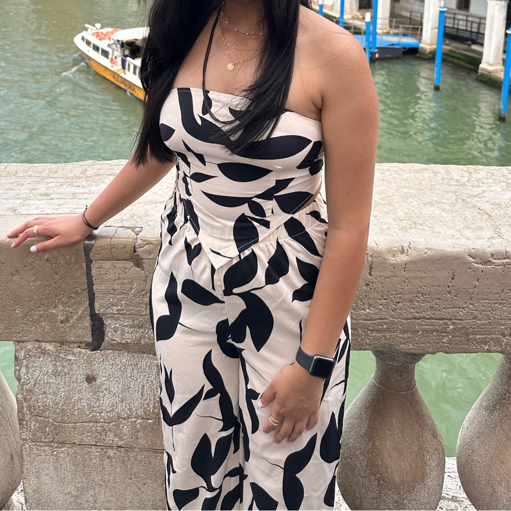 Plant Print 2-piece outfit